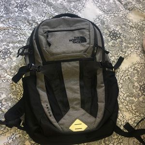 The North Face “Recon” Backpack - Grey + Black